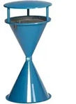 VAR Standascher kegelf&ouml;rmig mit Dach und Bodenronde blau