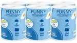 FUNNY Jumbo-K&uuml;chenrolle Zellstoff 2-lagig hochwei&szlig; 1 Pack = 6 Rollen