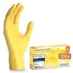 ARNOMED RAINBOW NITRIL SUNFLOWER YELLOW Nitrilhandschuhe gelb puderfrei, VE 100