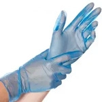 Hygostar Ideal Vinylhandschuhe blau puderfrei, VE 1000 St&uuml;ck 9/L