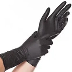 Hygostar Safe Long Nitrilhandschuhe schwarz puderfrei, VE 1000 St&uuml;ck 9/L