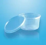 PAPSTAR Pro Pac Verpackungsbecher mit Deckel, PP rund 250 ml &Oslash; 10,5 cm, 5,1 cm