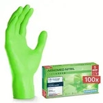 ARNOMED RAINBOW NITRIL LIME GREEN Nitrilhandschuhe gr&uuml;n puderfrei, VE 100...