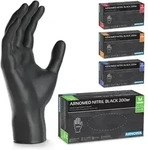 ARNOMED CLASSIC NITRIL BLACK 200er Nitrilhandschuhe schwarz puderfrei, VE 200...