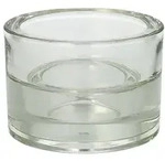 PAPSTAR GALA Basic Kerzenhalter Glas &Oslash; 8,2 cm, 5,7 cm klar "2in1" f&uuml;r...
