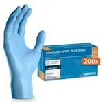 ARNOMED CLASSIC NITRIL BLUE 200er Nitrilhandschuhe blau puderfrei, VE 200...