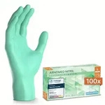 ARNOMED RAINBOW NITRIL PEPPERMIINT GREEN Nitrilhandschuhe mintgr&uuml;n puderfrei,...