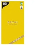 PAPSTAR Tischdecke, Tissue "ROYAL Collection" 120 cm x 180 cm gelb 10 St&uuml;ck
