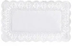 PAPSTAR Spitzenpapiere eckig 30 cm x 18 cm wei&szlig; 2000 St&uuml;ck
