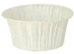 PAPSTAR Muffins-Backf&ouml;rmchen &Oslash; 5 cm, 3,2 cm wei&szlig; 2500 St&uuml;ck