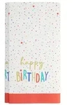 PAPSTAR Tischdecke, Papier 120 cm x 180 cm "Happy Birthday" 15 St&uuml;ck