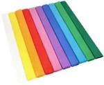 PAPSTAR Krepp-Papier 2,5 m x 50 cm farbig sortiert wasserfest 100 St&uuml;ck