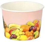 Starpak Eisbecher, Pappe rund 150 ml &Oslash; 7,7 cm, 5,5 cm "Fr&uuml;chte" 1800 St&uuml;ck