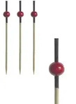 PAPSTAR Fingerfood - Picker 7 cm "Red Pearl", 6 x 250 St&uuml;ck 1500 St&uuml;ck