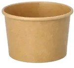 Starpak Eisbecher, Pappe rund 150 ml &Oslash; 8,6 cm, 5,2 cm braun, 20 x 50 St&uuml;ck...