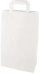 PAPSTAR Tragetaschen, Papier 36 cm x 22 cm x 10 cm wei&szlig; mit Tragegriff 400...