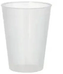 Starpak Mehrweg-Trinkbecher PP 0,2 l &Oslash; 7,5 cm, 9,6 cm transluzent extra stabil...