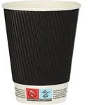 Starpak Trinkbecher, Pappe "To Go" 0,3 l &Oslash; 9 cm, 11 cm Ripple Wall 500 St&uuml;ck