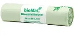 PAPSTAR "bioMat" Kompostbeutel auf St&auml;rkebasis 20 l 56 cm x 44 cm mit Tragegriff 624
