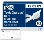 Tork 120289 Xpress Advanced Papierhandt&uuml;cher Multifold Interfold H2, 21x26 cm,