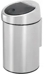 Brabantia Touch Bin Kosmetik-Wandabfalleimer 3 Liter Edelstahl Edelstahl matt,