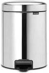 Brabantia newIcon Tretm&uuml;lleimer 5 Liter Edelstahl hochglanz poliert