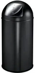 EKO Pushcan Abfallbeh&auml;lter 40 Liter matt schwarz