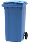 Vepa Bins Mini Container 240 Liter mit Klappdeckel blau
