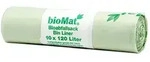 PAPSTAR "bioMat" Kompostbeutel auf St&auml;rkebasis 120 l 130 cm x 88 cm ohne Tragegriff