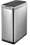 EKO Phantom Sensor Bin automatischer M&uuml;lltrenner 2x20 Liter Edelstahl matt,