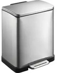 EKO E-Cube Recycling Tretm&uuml;lltrenner Edelstahl 1x10 und 1x9 Liter Edelstahl matt,