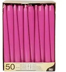 Starpak Leuchterkerzen &Oslash; 2,2 cm, 25 cm fuchsia 100 St&uuml;ck