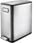 EKO Ecofly Tretm&uuml;lleimer Edelstahl 20 Liter Edelstahl matt, AFP-beschichtet