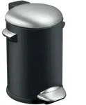 EKO Belle Deluxe Kosmetik-Tretm&uuml;lleimer 3 Liter schwarz
