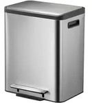 EKO EcoCasa Tretm&uuml;lleimer Edelstahl 30 Liter Edelstahl matt, AFP-beschichtet