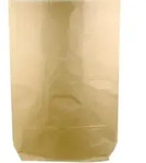 FUNNY Papierm&uuml;lls&auml;cke 120 Liter mit Bodenfalte, braun, 2-lagig Ohne Aufdruck