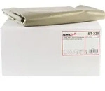 SEMYtop LDPE-Regenerat Styropors&auml;cke mit Seitenfalten 1000 Liter, transparent, 50 my