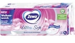 Zewa Ultra Soft Toilettenpapier mit Strohanteil 4-lagig, wei&szlig; 1 Pack = 20 Rollen