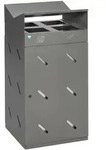 VAR Wertstoffsammelstation WS 58, 4 x 50 Liter eisenglimmer