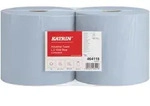 Katrin 464118 L Industrieputztuchrolle mit Zwischenverleimung blau, 2-lagig, 22...