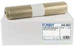 FUNNY LDPE-Regenerat M&uuml;lls&auml;cke 120 Liter, 28 my (Typ 60) transparent