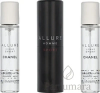 Chanel Allure Homme Sport EDT Refillable 20 ml + EDT Refill 2 x 20 ml