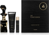 Lattafa His Confession EDP 100 ml + EDP MINI 12 ml + SG 100 ml