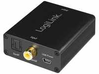 LogiLink CA0101, LogiLink CA0101 Toslink / Cinch / Klinke Audio Adapter Schwarz