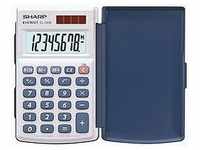 Sharp EL243S, Sharp EL-243 S Taschenrechner Weiß, Blau Display (Stellen):