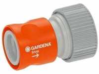 Gardena 02814-20, Gardena 02814-20 Kunststoff Schlauchstück Steckkupplung, 19mm (3/4