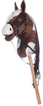 HKM Kids Hobby Horse, Braun-Wei&szlig;