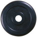 Sport-Thieme Hantelscheibe "Gummiert", 2,5 kg