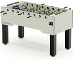 Sportime Tischkicker "Match", Blue Guardian vs. Yellow Dragon, Wei&szlig;, Spielfeld...
