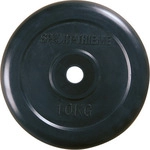 Sport-Thieme Hantelscheibe "Gummiert", 10 kg
